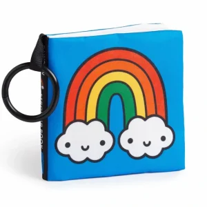 Rainbow World Crinkle Fabric Stroller Book - CaringForTots - Professional Baby and Children's Products | Caring for Growth, Caring for Every Moment* Toys