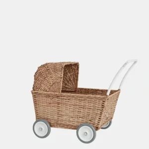 Toys | Rattan Strolley - Natural - CaringForTots - Professional Baby and Children's Products | Caring for Growth, Caring for Every Moment