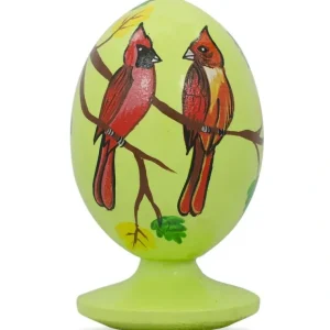 Red Cardinal Birds In Forest Wooden Figurine - CaringForTots - Professional Baby and Children's Products | Caring for Growth, Caring for Every Moment* Animal