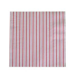 Red Fine Stripes Napkins (set Of 16) - CaringForTots - Professional Baby and Children's Products | Caring for Growth, Caring for Every Moment* Napkins