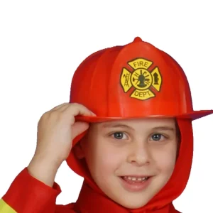Red Fireman's Helmet - Kids - CaringForTots - Professional Baby and Children's Products | Caring for Growth, Caring for Every Moment* Accessories