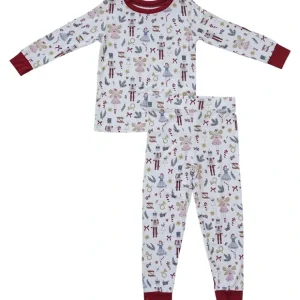 Red Nutcracker Bamboo Cozy Set - CaringForTots - Professional Baby and Children's Products | Caring for Growth, Caring for Every Moment* Pajamas - Long Set