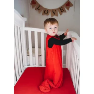 Red Rib Dream Sleep Sack - CaringForTots - Professional Baby and Children's Products | Caring for Growth, Caring for Every Moment* Sleep Sacks
