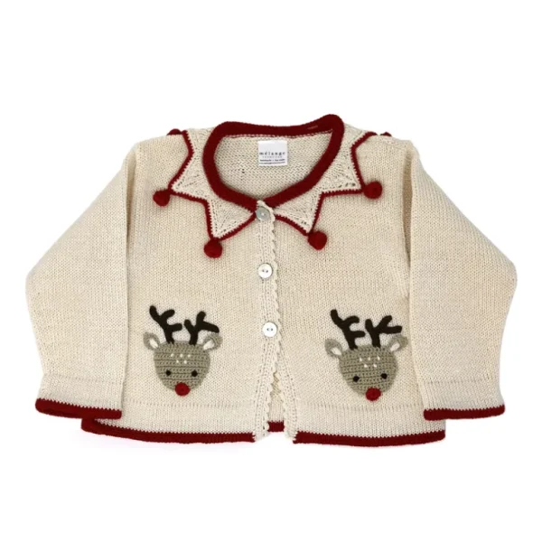 Clothing | Reindeer Cardigan - CaringForTots - Professional Baby and Children's Products | Caring for Growth, Caring for Every Moment
