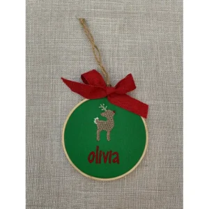 Reindeer Personalized Ornament - CaringForTots - Professional Baby and Children's Products | Caring for Growth, Caring for Every Moment* All Products