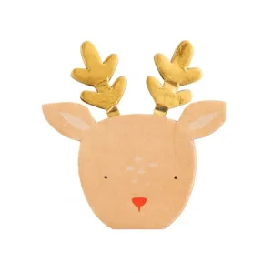 Reindeer Shaped Napkin - CaringForTots - Professional Baby and Children's Products | Caring for Growth, Caring for Every Moment* Napkins