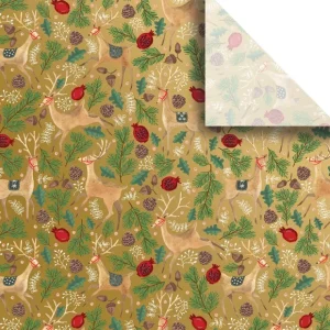 Reindeer Tapestry 20" x 30" Christmas Gift Tissue Paper - CaringForTots - Professional Baby and Children's Products | Caring for Growth, Caring for Every Moment* Gift Tissue Paper