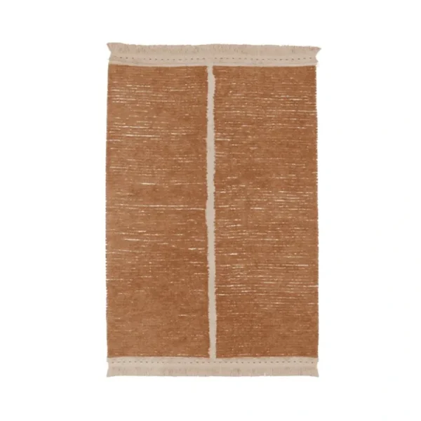 Reversible Washable Rug Duetto Toffee - Reversible - CaringForTots - Professional Baby and Children's Products | Caring for Growth, Caring for Every Moment* Cotton Rugs