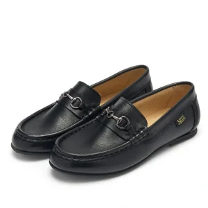 Ricki Kids Snaffle Loafer Black Leather - CaringForTots - Professional Baby and Children's Products | Caring for Growth, Caring for Every Moment* Loafers