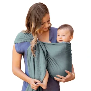 Ring Sling Double Gauze - Fern - CaringForTots - Professional Baby and Children's Products | Caring for Growth, Caring for Every Moment* Recordable Books