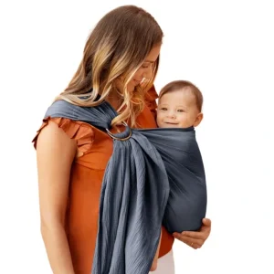 Ring Sling Double Gauze - Flint - CaringForTots - Professional Baby and Children's Products | Caring for Growth, Caring for Every Moment* Recordable Books