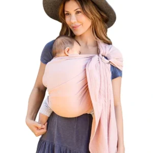 Ring Sling Double Gauze - Rose - CaringForTots - Professional Baby and Children's Products | Caring for Growth, Caring for Every Moment* Recordable Books