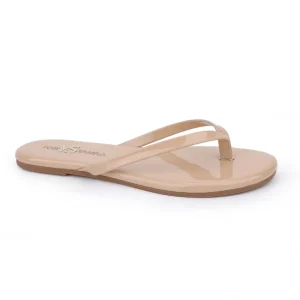 Rivington Flip Flop In Nude Patent - CaringForTots - Professional Baby and Children's Products | Caring for Growth, Caring for Every Moment* Women's Sandals