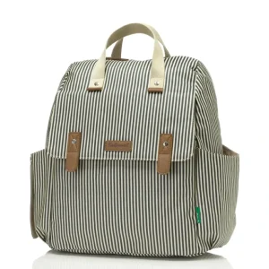 Robyn Eco Convertible Backpack Navy Stripe - CaringForTots - Professional Baby and Children's Products | Caring for Growth, Caring for Every Moment* Diaper Bags