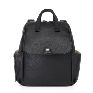 Robyn Vegan Leather Convertible Backpack Black - CaringForTots - Professional Baby and Children's Products | Caring for Growth, Caring for Every Moment* Diaper Bags
