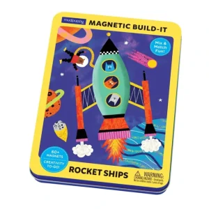 Books | Rocket Ships Magnetic Build-it - CaringForTots - Professional Baby and Children's Products | Caring for Growth, Caring for Every Moment