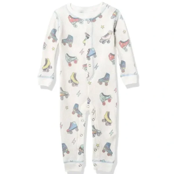 Roller Skates Softest Thermal Romper - CaringForTots - Professional Baby and Children's Products | Caring for Growth, Caring for Every Moment* Clothing