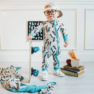 Rollin' Into School Dream Romper - CaringForTots - Professional Baby and Children's Products | Caring for Growth, Caring for Every Moment* Rompers - Zippered