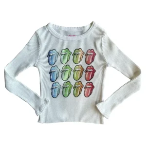 Rolling Stones Tongue Thermal Long Sleeve - CaringForTots - Professional Baby and Children's Products | Caring for Growth, Caring for Every Moment* Clothing
