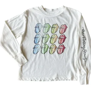 Rolling Stones Tongues Long Sleeve Tee - CaringForTots - Professional Baby and Children's Products | Caring for Growth, Caring for Every Moment* Boys