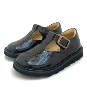 Rosie T-Bar Kids Shoe Black Patent (BTS) Leather - CaringForTots - Professional Baby and Children's Products | Caring for Growth, Caring for Every Moment* T-Bars