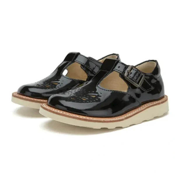 Rosie T-Bar Kids Shoe Black Patent Leather - CaringForTots - Professional Baby and Children's Products | Caring for Growth, Caring for Every Moment* T-Bars