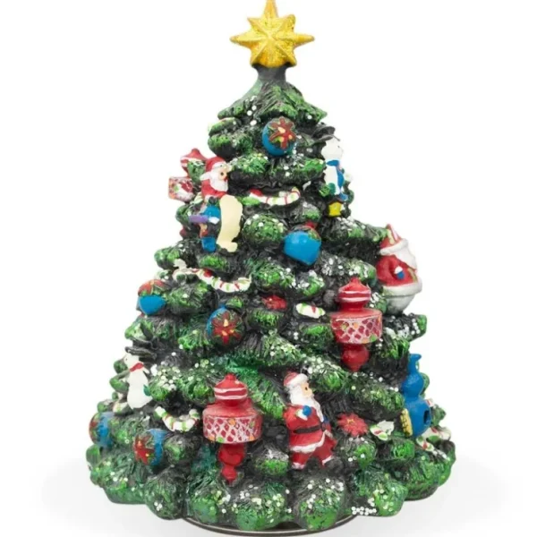 Rotating Melody Tree: Tabletop Christmas Tree With Music Box Rotation - CaringForTots - Professional Baby and Children's Products | Caring for Growth, Caring for Every Moment* Christmas Trees