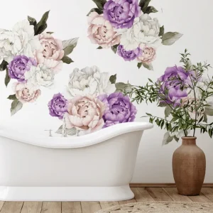 Royal Bliss Peony Wall Decal Clusters - CaringForTots - Professional Baby and Children's Products | Caring for Growth, Caring for Every Moment* Decals