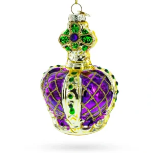 Royal Crown - Regal Blown Glass Christmas Ornament - CaringForTots - Professional Baby and Children's Products | Caring for Growth, Caring for Every Moment* Ornaments