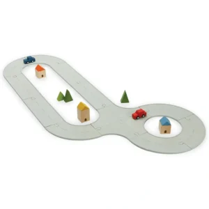 Rubber Road & Rail Set - Medium - CaringForTots - Professional Baby and Children's Products | Caring for Growth, Caring for Every Moment* Toy Race Car & Track Accessories