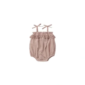 Ruffle Romper - Mauve - CaringForTots - Professional Baby and Children's Products | Caring for Growth, Caring for Every Moment* Clothing