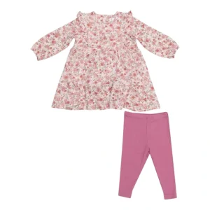 Ruffle Tiered Dress And Legging - Pretty Calico - CaringForTots - Professional Baby and Children's Products | Caring for Growth, Caring for Every Moment* Leggings