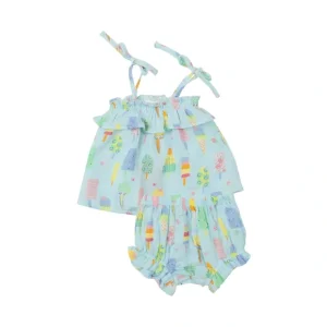 Ruffle Top & Bloomer - Fruit Dream Popsicles - CaringForTots - Professional Baby and Children's Products | Caring for Growth, Caring for Every Moment* Bloomers