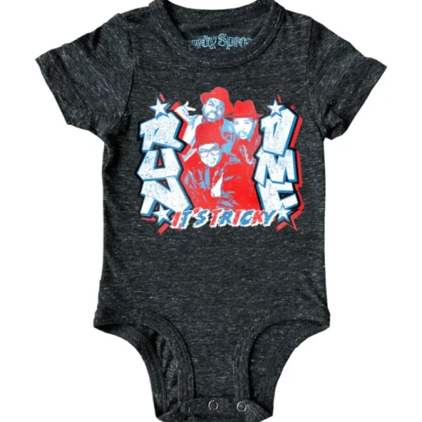 Clothing | Run DMC Tri-Blend Simple Onesie - CaringForTots - Professional Baby and Children's Products | Caring for Growth, Caring for Every Moment