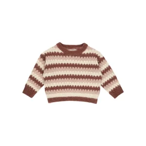 Clothing | Rylee + Cru Aspen Sweater - Multi Stripe - CaringForTots - Professional Baby and Children's Products | Caring for Growth, Caring for Every Moment