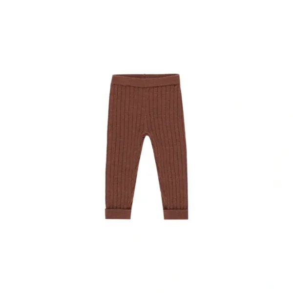 Clothing | Rylee + Cru Cuffed Legging - Brick - CaringForTots - Professional Baby and Children's Products | Caring for Growth, Caring for Every Moment