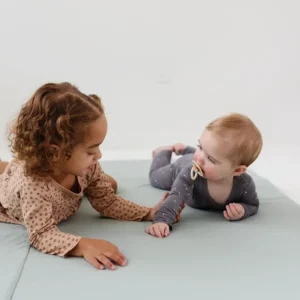 Sage Jersey Organic Cotton Mat - CaringForTots - Professional Baby and Children's Products | Caring for Growth, Caring for Every Moment* Foam Play Mats