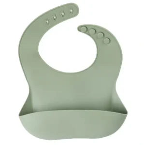 Sage Silicone Baby Bib - CaringForTots - Professional Baby and Children's Products | Caring for Growth, Caring for Every Moment* Baby Bib