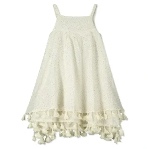 Sakura Woven Tassel Dress - CaringForTots - Professional Baby and Children's Products | Caring for Growth, Caring for Every Moment* Clothing