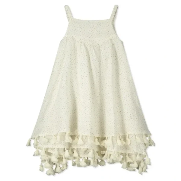 Sakura Woven Tassel Dress - CaringForTots - Professional Baby and Children's Products | Caring for Growth, Caring for Every Moment* Clothing