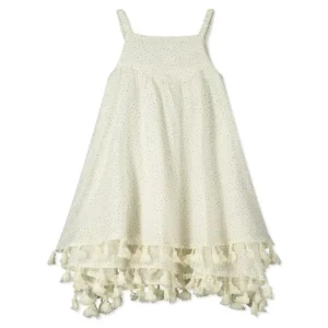 Clothing | Sakura Woven Tassel Dress - CaringForTots - Professional Baby and Children's Products | Caring for Growth, Caring for Every Moment