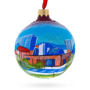 San Jose, California Glass Ball Christmas Ornament 3.25 Inches - CaringForTots - Professional Baby and Children's Products | Caring for Growth, Caring for Every Moment* Ornaments
