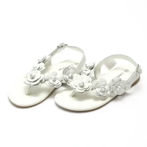 Sandals Leather Flower | Evelyn - CaringForTots - Professional Baby and Children's Products | Caring for Growth, Caring for Every Moment* Sandals