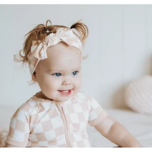 Sandy Checkers Dream Bow - CaringForTots - Professional Baby and Children's Products | Caring for Growth, Caring for Every Moment* The Dream Bow