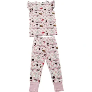 Sandy Two Piece Pajama Set - CaringForTots - Professional Baby and Children's Products | Caring for Growth, Caring for Every Moment* Pajamas - Long Set