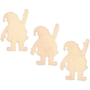Shop All | 3 Santa Claus Unfinished Wooden Shapes Craft Cutouts Diy Unpainted 3d Plaques 4 Inches - CaringForTots - Professional Baby and Children's Products | Caring for Growth, Caring for Every Moment