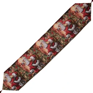 Santa Red Christmas Tablecloth Holiday Runner 85 Inches - CaringForTots - Professional Baby and Children's Products | Caring for Growth, Caring for Every Moment* Play Tables & Chairs