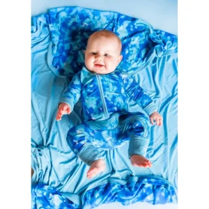 Sapphire Seas Dream Romper - CaringForTots - Professional Baby and Children's Products | Caring for Growth, Caring for Every Moment* Rompers - Zippered