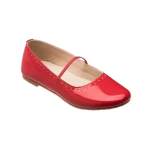 Sasha Ballerina Flat Red - CaringForTots - Professional Baby and Children's Products | Caring for Growth, Caring for Every Moment* Shoes