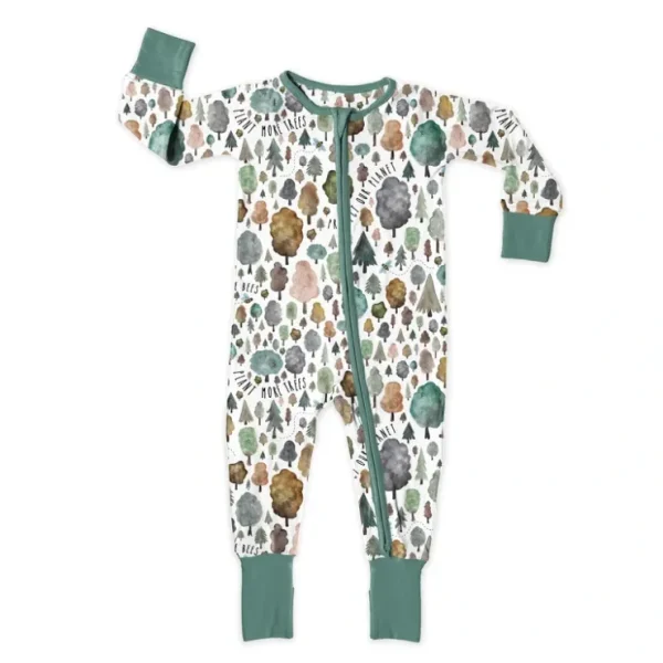 Save The Trees Zip Romper - CaringForTots - Professional Baby and Children's Products | Caring for Growth, Caring for Every Moment* Rompers